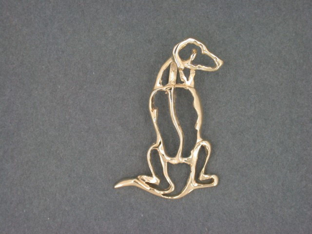 Rhodesian Ridgeback Full Body B.V Cutout Med Pendant