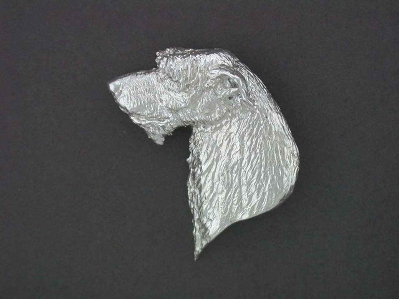 Scottish Deerhound Head X Lrg Pendant