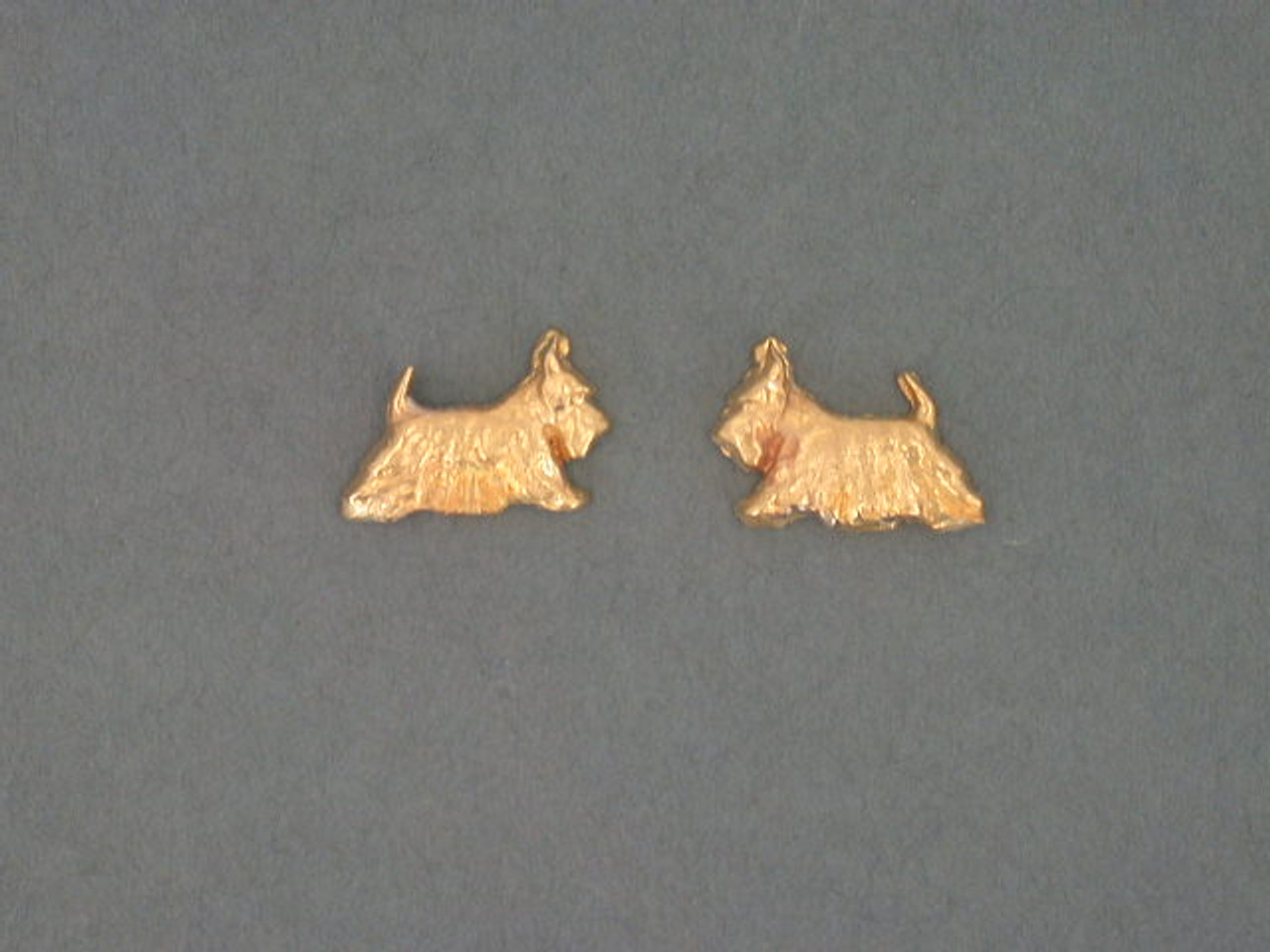 Scottish Terrier Earrings Full Body Gaiting Sm L&R