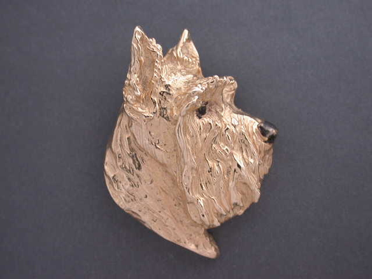 Scottish Terrier Head Lrg R Pendant