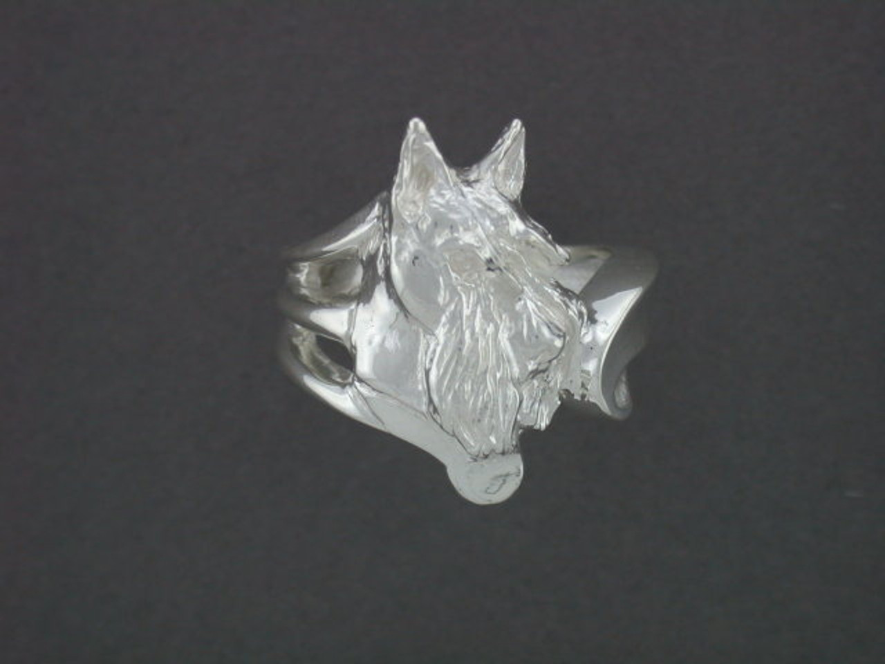 Scottish Terrier Ring Head