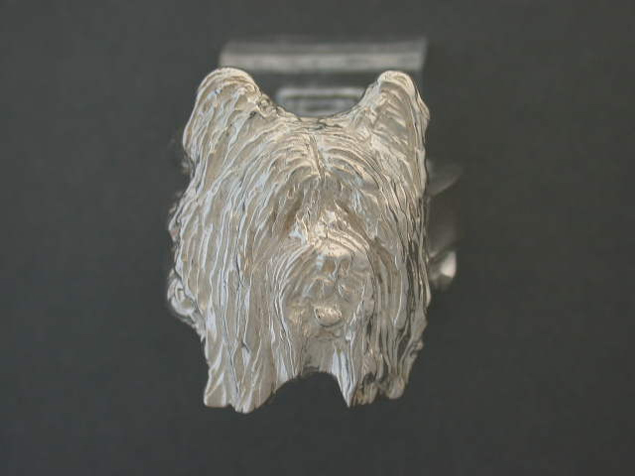 Skye Terrier Ring Silver