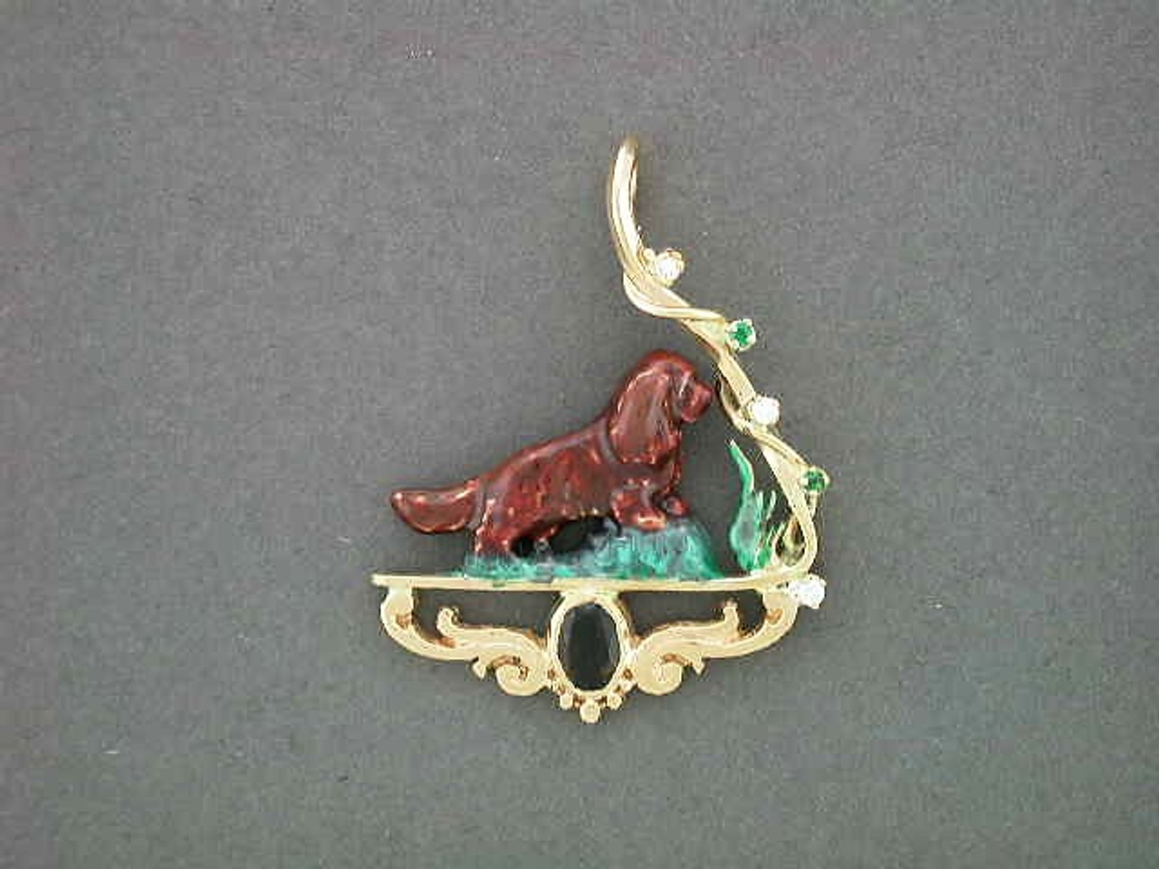 Sussex Spaniel Custom Design. Pendant