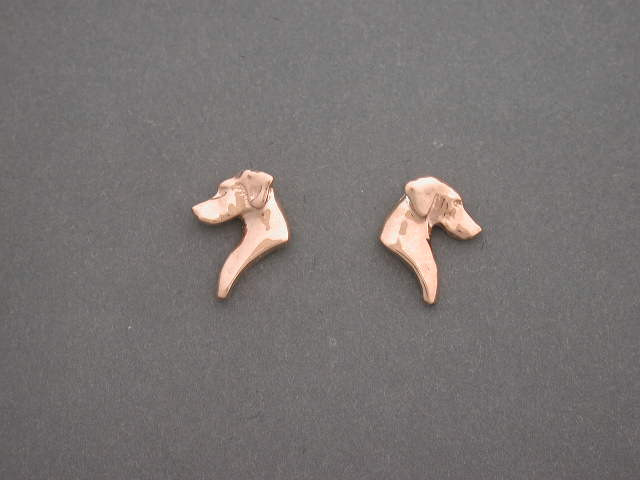 Vizsla Earrings Tiny L & R