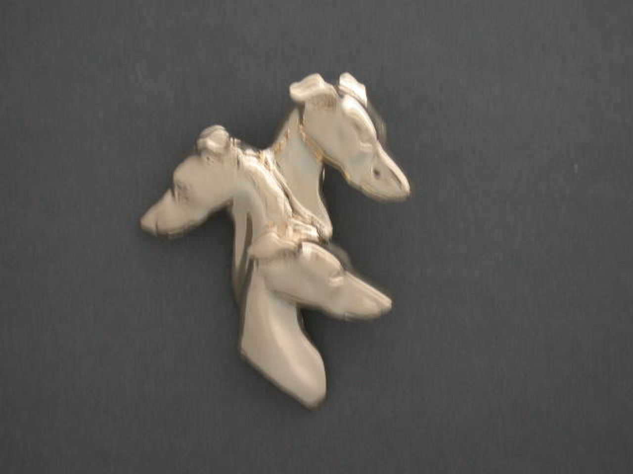 Whippet Head 3 Side Pendant