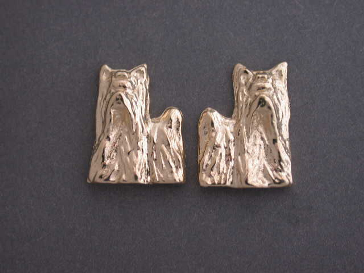 Yorkshire Terrier Earrings Full Body L&R