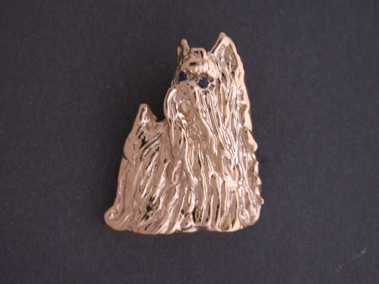 Yorkshire Terrier Full Body Stacked Mom Pendant