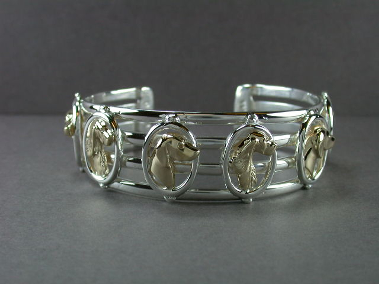 Bracelet Cuff 4 Bar With Different Breeds
