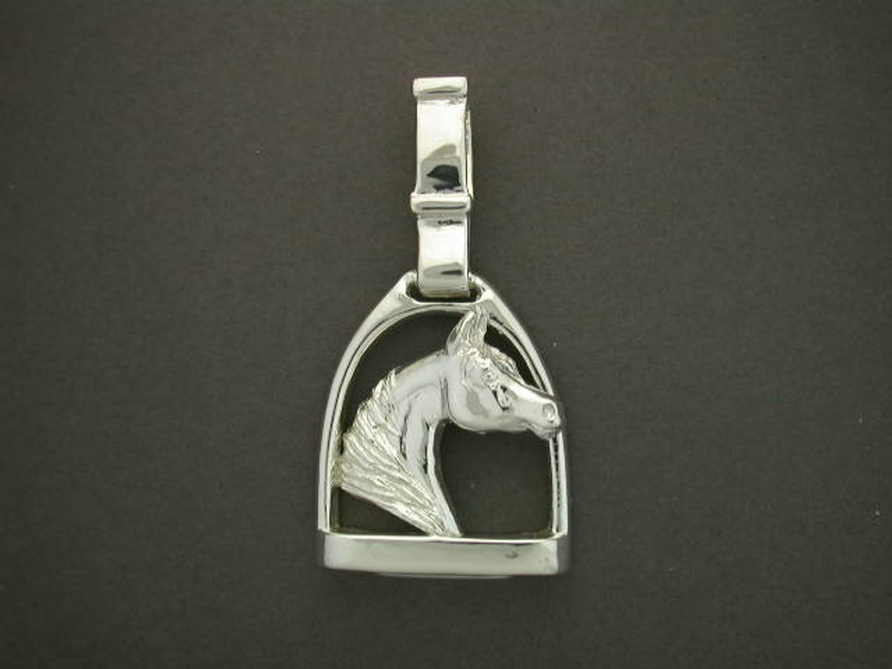 Horse Stirup With Arabian Pendant