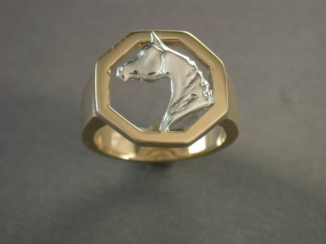 Ring Hex With Arabian Horse