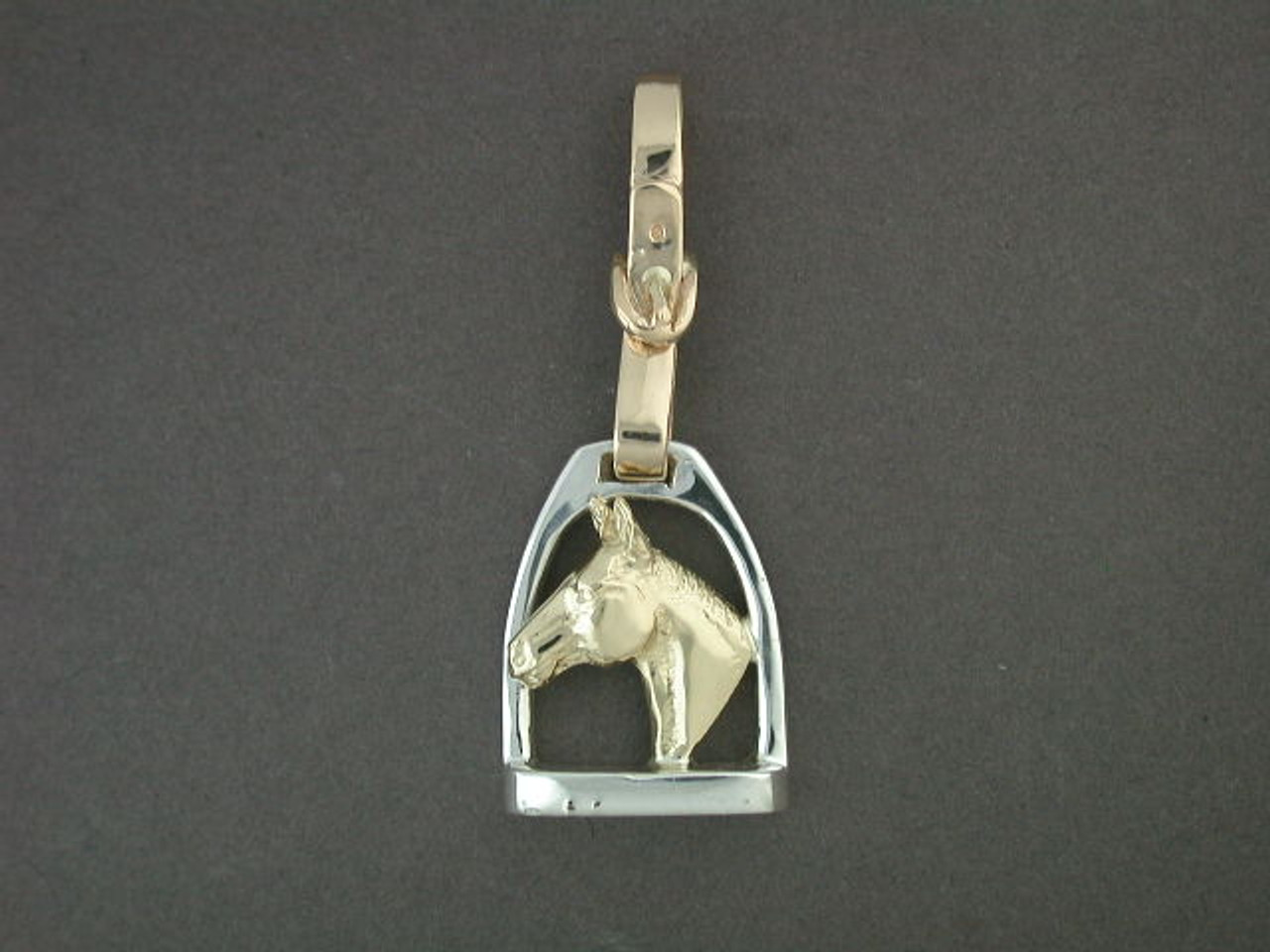 Horse Stirup Belt With Quarter Horse Pendant