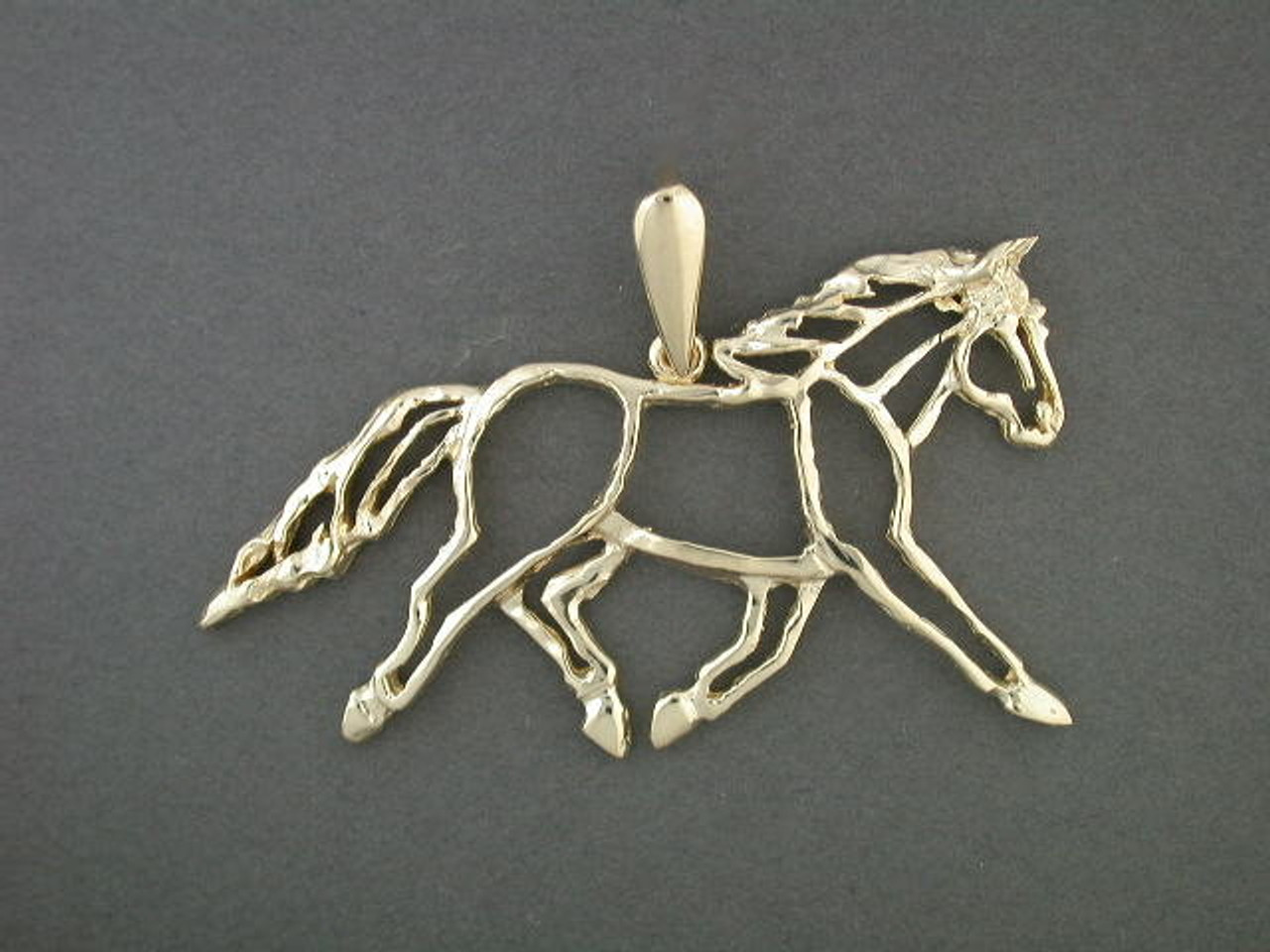 Quarter Horse Full Body Cutout Pendant