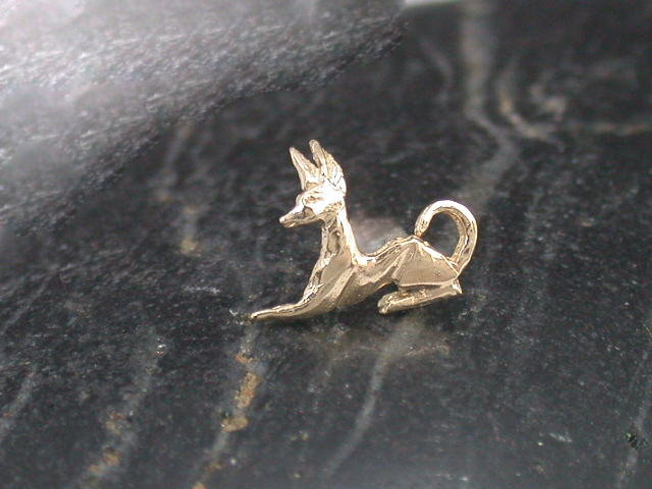 Anubis Egyptian Dog Stud Earring