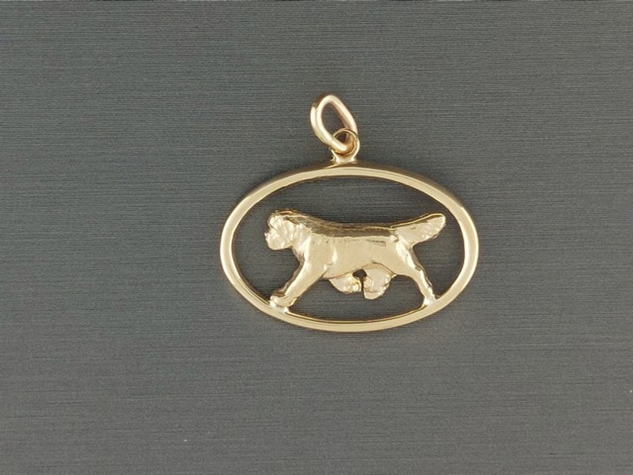 Frame Oval Wire Small With Newfoundland