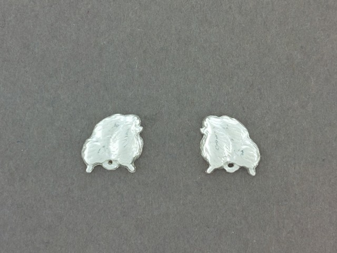 Pomeranian Earrings Fb Sm L And R