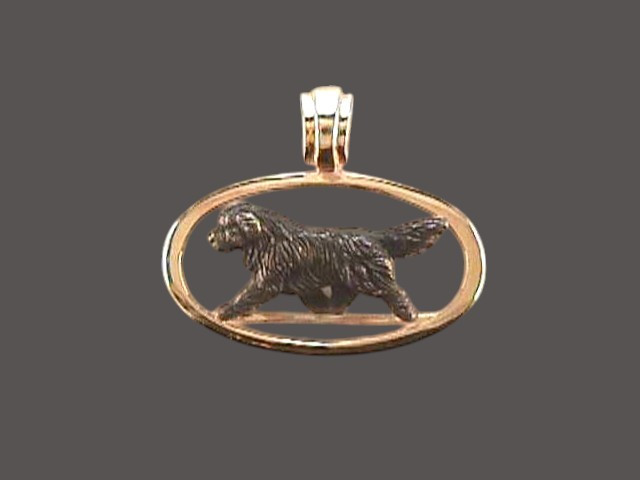 Frame Oval Slim With Newfoundland Pendant