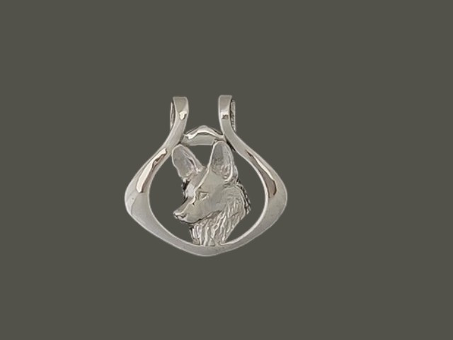 Frame Beta Large With Pembroke Welsh Corgi  Pendant