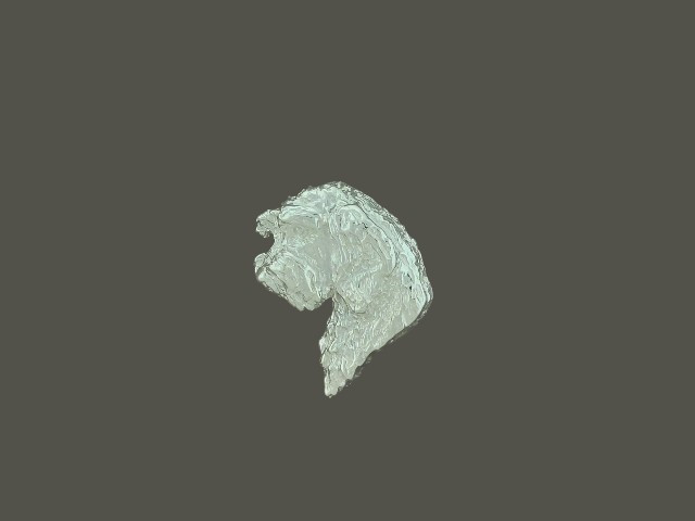 Petit Basset Griffon Head Med Left Pendant