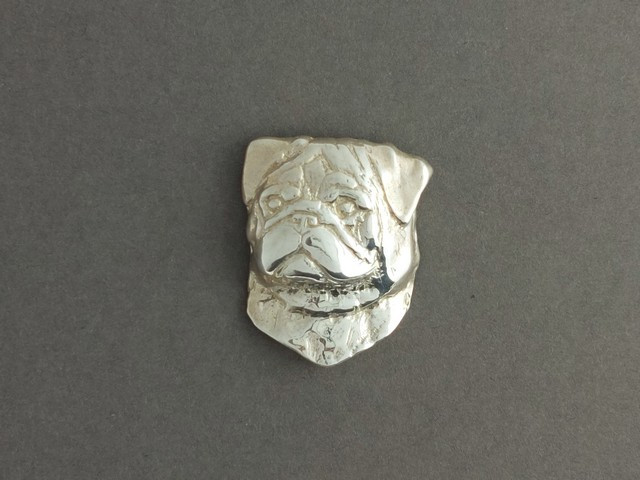 Pug Head Fv Lrg Pendant