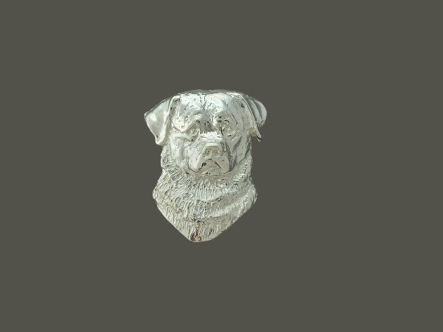 Rottweiler Head Pendant Med Pendant