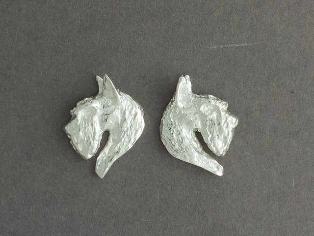 Scottish Terrier Earrings Medium  Head  Pendant