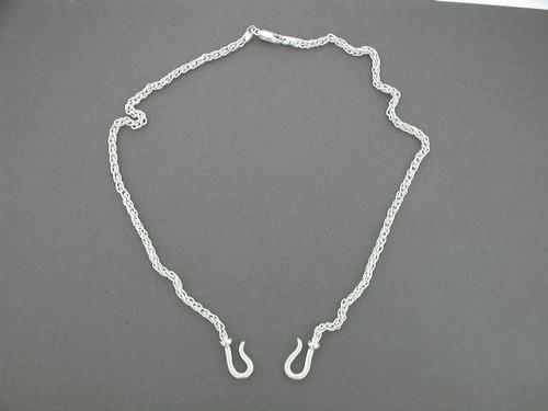 Sterling Silver Necklace Hooks Lrg