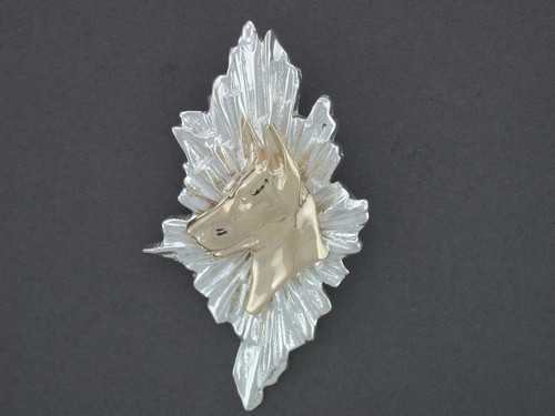 Frame Cristal With Belgian Malinois Pendant