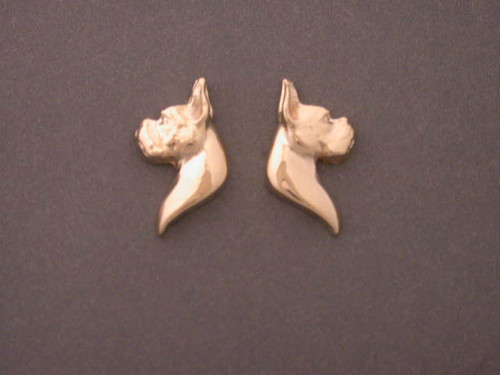 Boxer Earrings Head  L And R