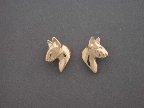 Bull Terrier Earrings Sm L & R