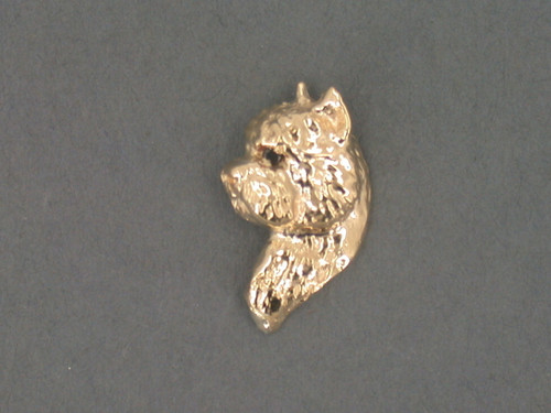 Cairn Terrier Head X-Sm L Pendant