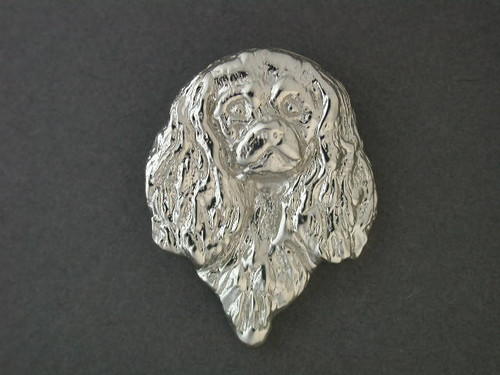 Cavalier King Charles Head Fv Med Pendant