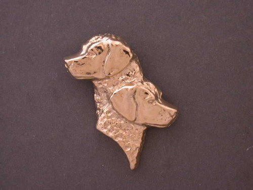 Chesapeake Bay Retriever Head Dbl L And R Pendant