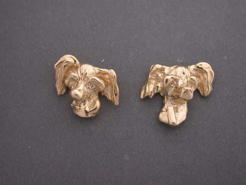 Chinese Crested Earrings Head L & R Pendant