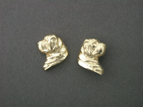 Chinese Shar-Pei Earring Heads