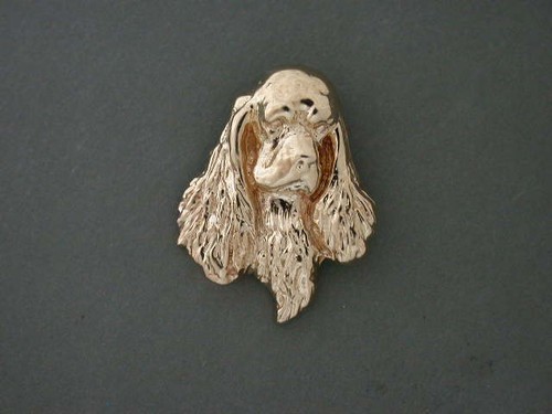 Cocker Spaniel Head Front View Med Pendant