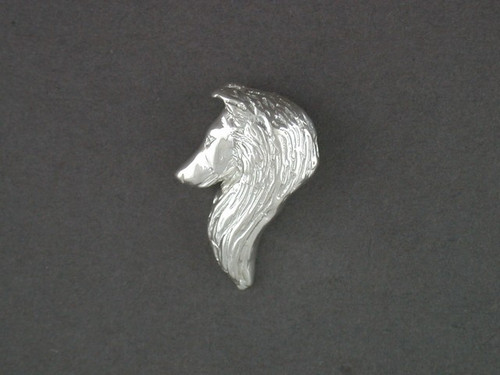 Collie Head Rough Med L Pendant