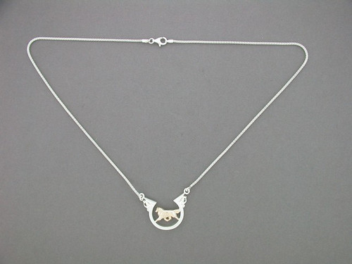 Frame Key Hole With Collie Pendant