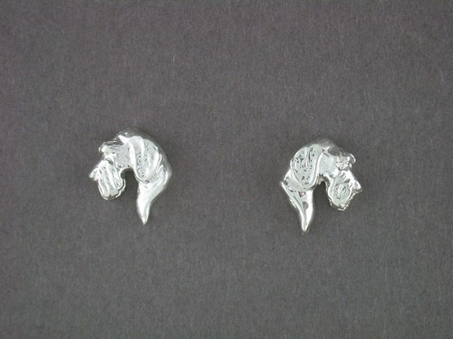 Dachshund Earrings Head