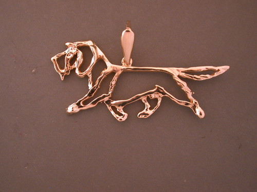 Dachshund Full Body Wire Gating Cutout Pendant