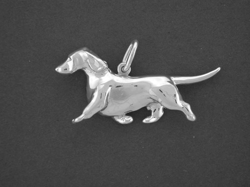 Dachshund Full Body Smooth Med L Pendant