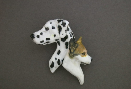 Dalmatian And Norwegian Lundehund Pendant