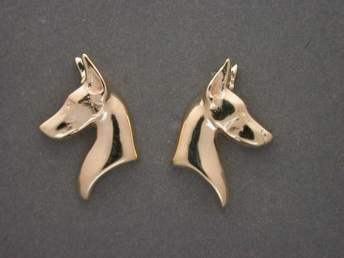 Doberman Earring Head Dino X-Sm L&R