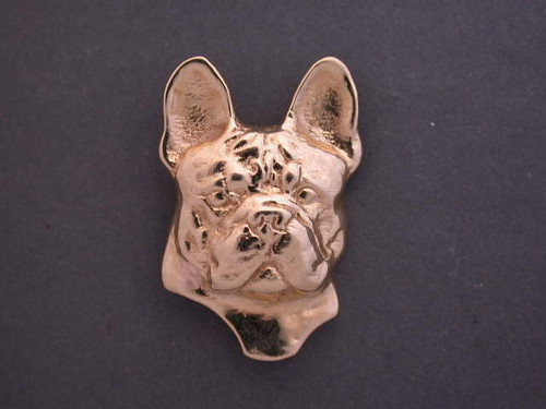 French Bulldog Head Full View Pendant