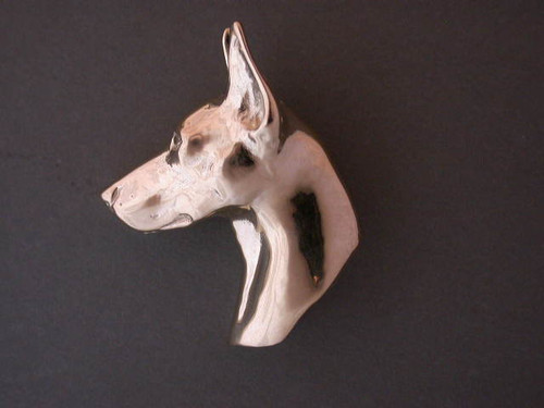 German Pinscher Head Med L Pendant