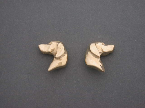 German Shorthair Pointer Earrings Head Tiny L & R