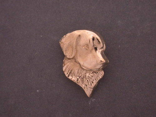 Golden Retriever Head Front View R Small Pendant