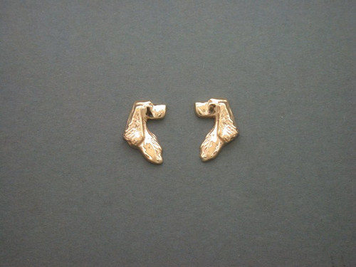 Gordon Setter Earrings Head L&R Sm
