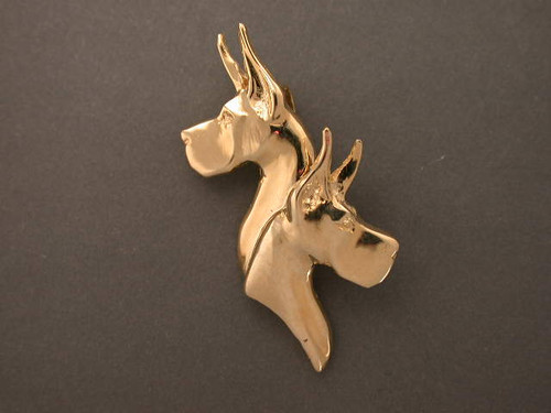 Great Dane Head L&R Pendant