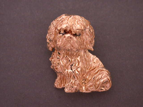 Havanese Full Body Puppy Sitting Pendant