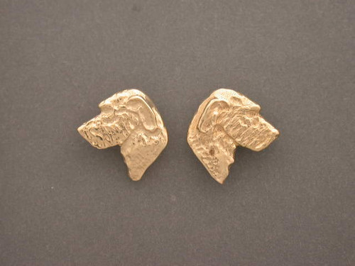 Irish Wolfhound Earrings L & R